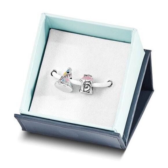 Sterling Silver Reflections Happy Birthday Boxed Bead Set - Picture 2 of 4